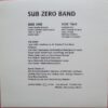 Sub Zero Band - Same – Bild 2